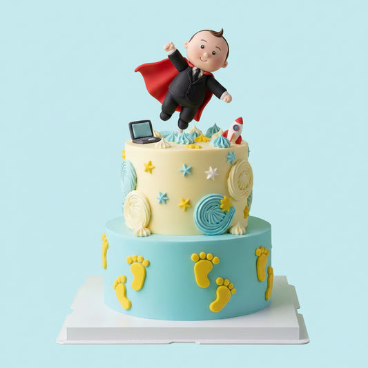 Little Boss in Action Cake