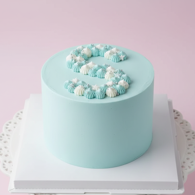 Letter S Star Cake
