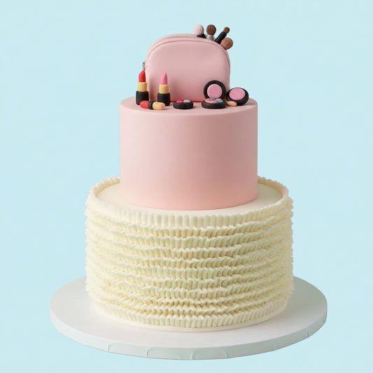 Cute Makeup Bag Cake