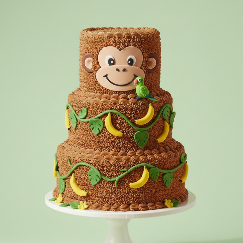 Monkey Fun Cake