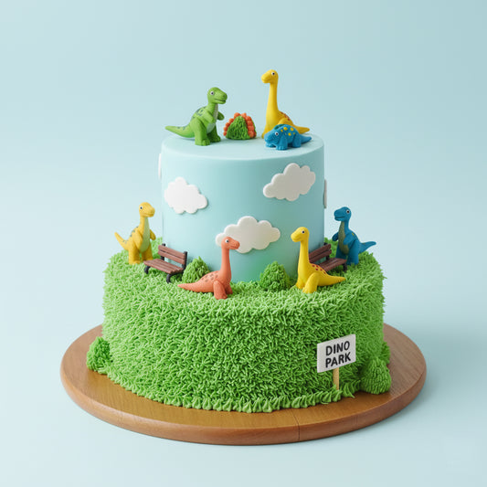 Dino Park Cake