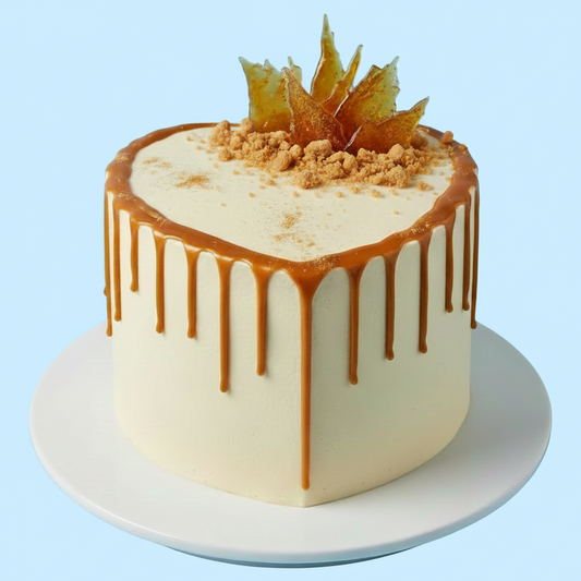 Vanilla Caramel Crunch Cake