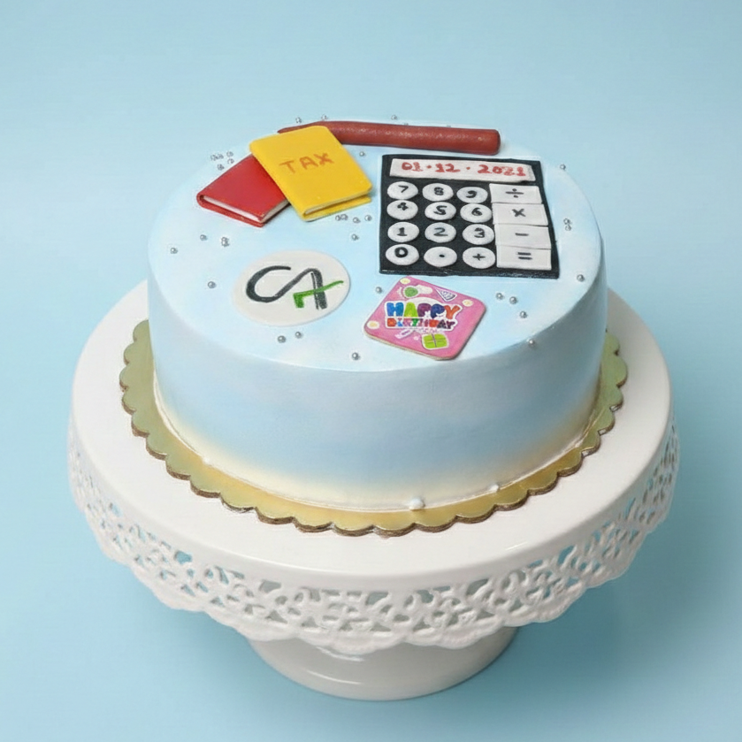 Tax Season Hero Cake