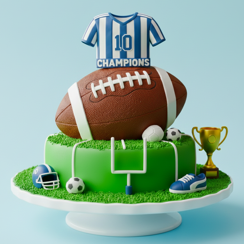 American Football Theme Cake