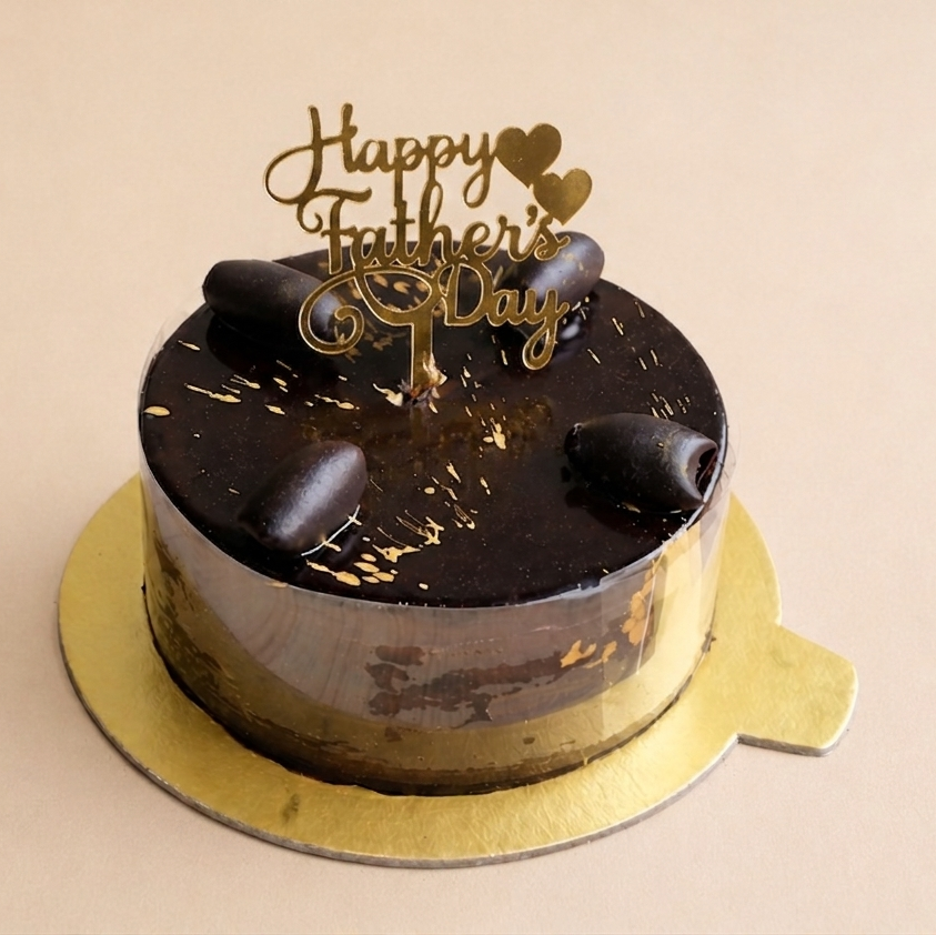 Father's Day Belgian Truffle Cake
