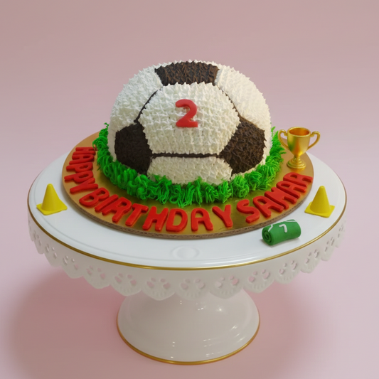 Football Fever Birthday Cake