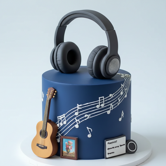 Headphone Melody Cake