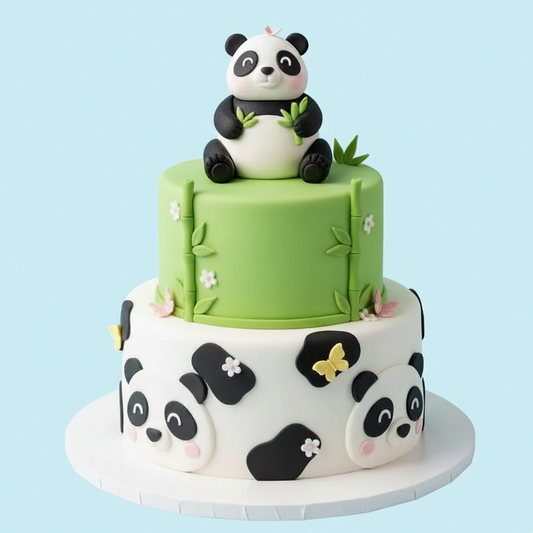 Happy Panda Cake