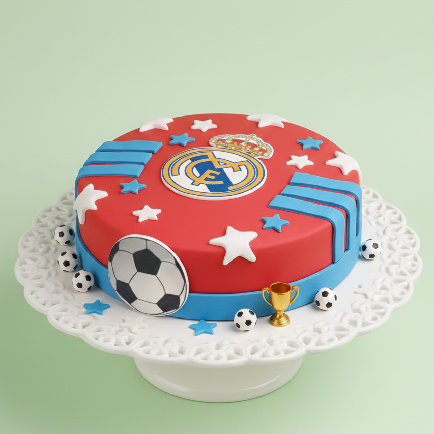Red Football Club Cake