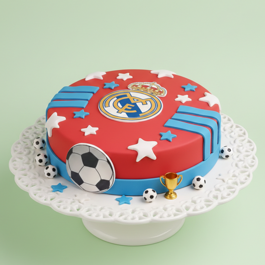 Red Football Club Cake