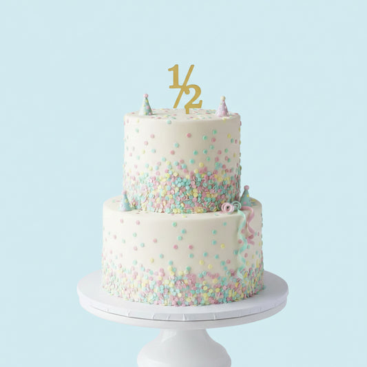 Half Confetti Cake