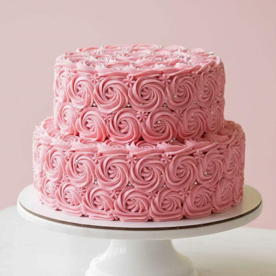 Rose Petal Delight Cake