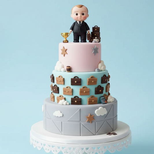 Boss Baby Briefcase Cake