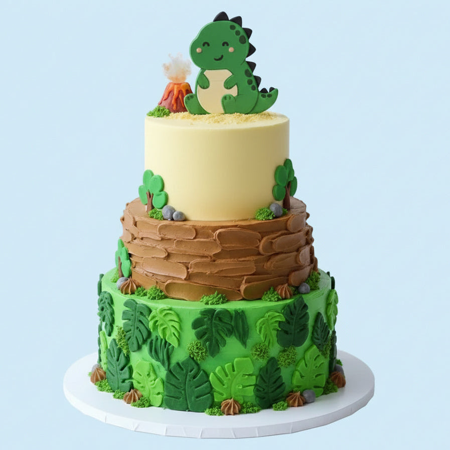 Tiny Dinosaur Cake