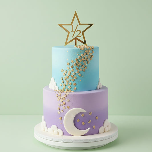 Baby Half Milestone Cake