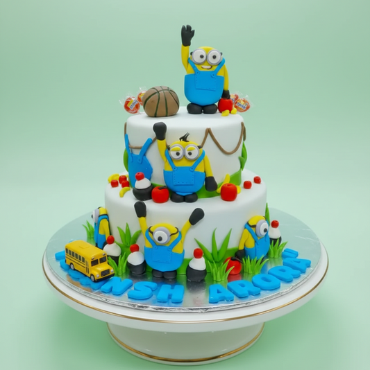 Minions Party Time Cake