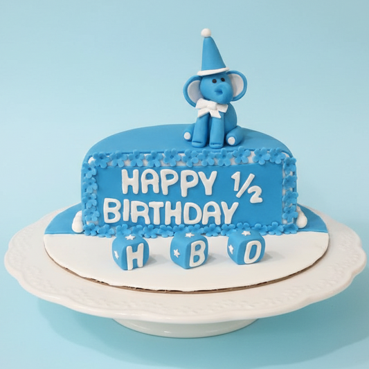 Blue Elephant Cake