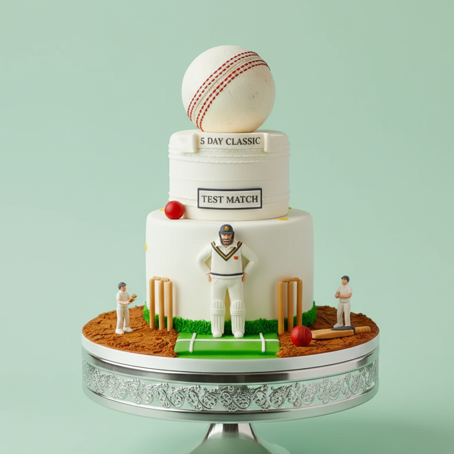Cricket Ball Stack Cake