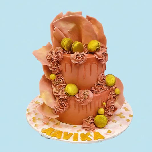 Orange Macaroon Cake