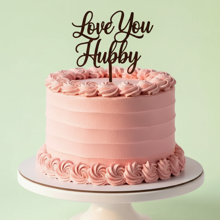 Love You Hubby Cake