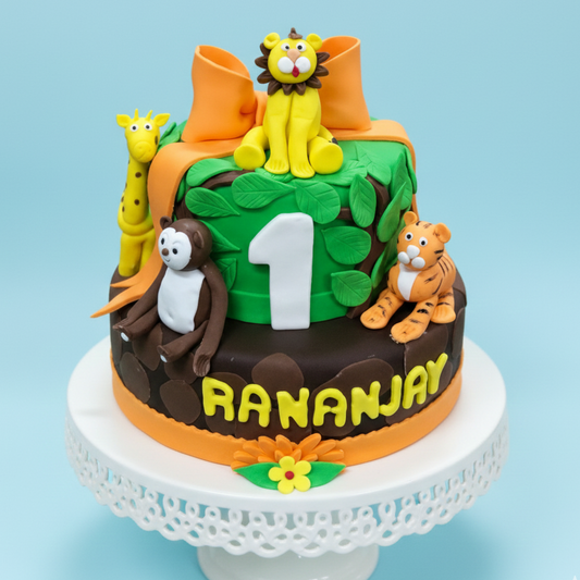 Jungle Safari Cake