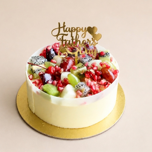 Father's Day Fruit Gateau Cake