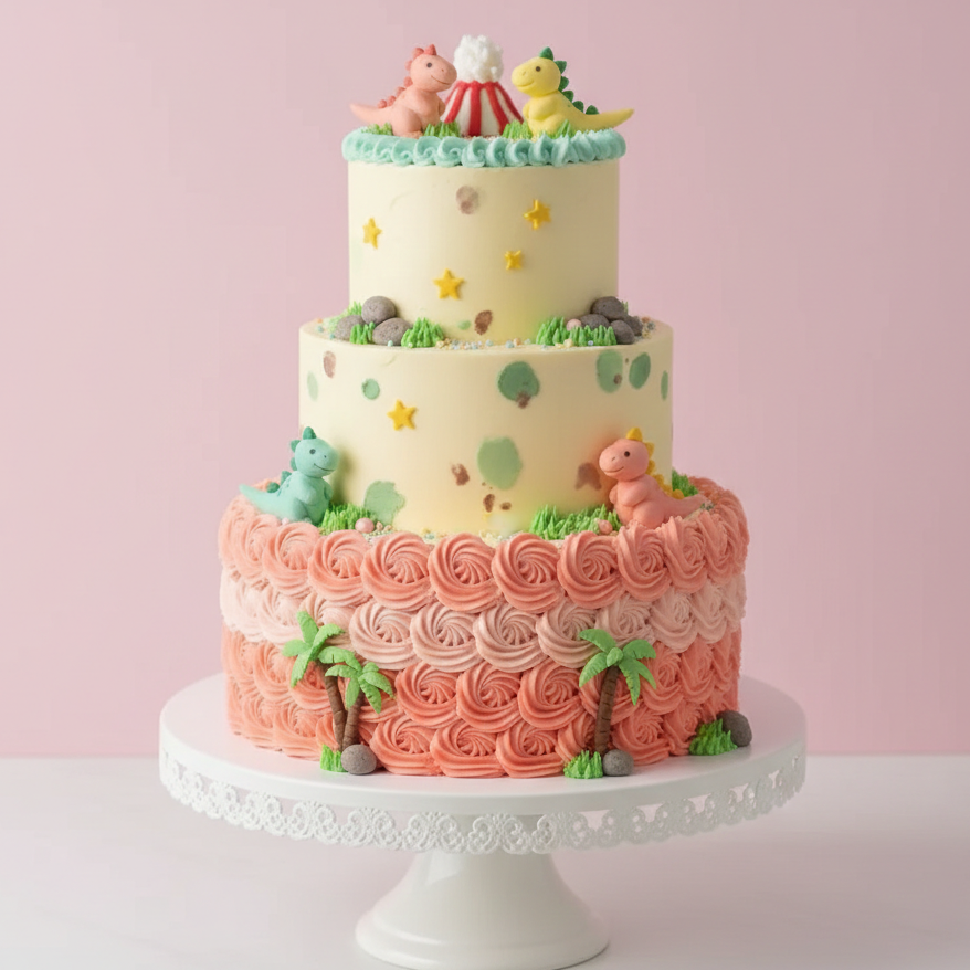 Dino Friends Cake