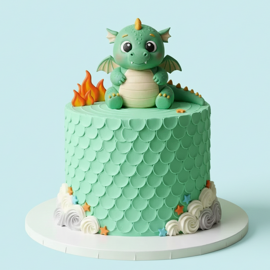 Cute Baby Dragon Cake