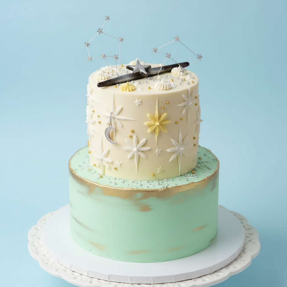 Magic Wand Birthday Cake