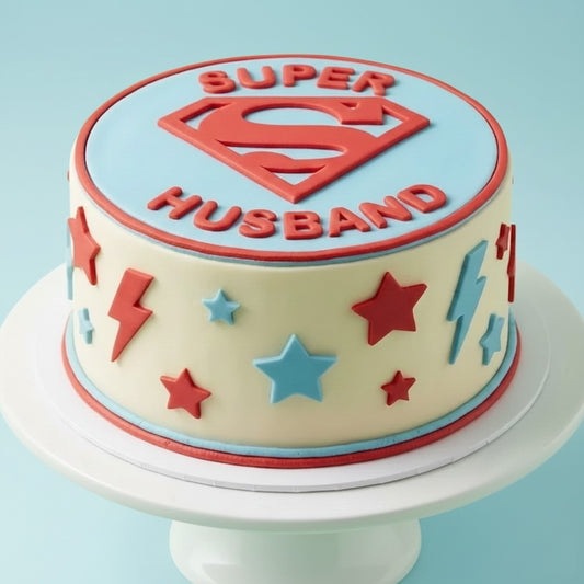 Super Husband Celebration Cake