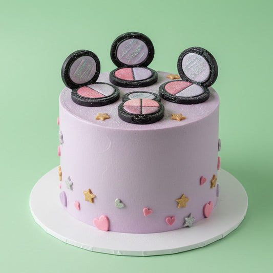 Glittery Compact Cake