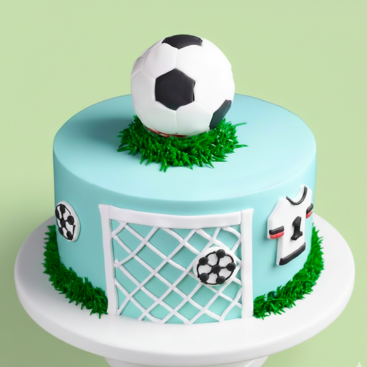 Goal Net Football Cake