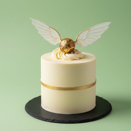 Golden Snitch Surprise Cake