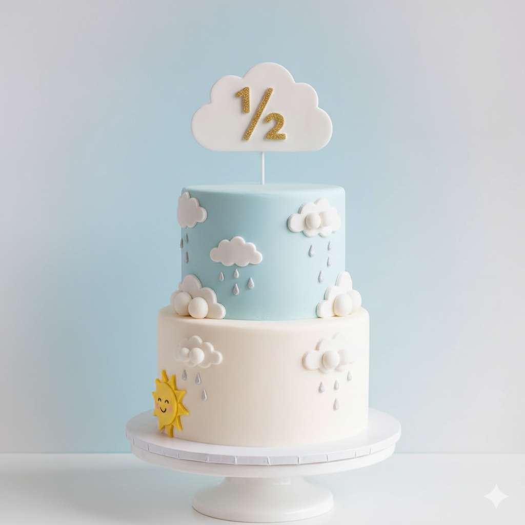 Half Cloud Cake