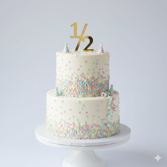 Half Confetti Cake