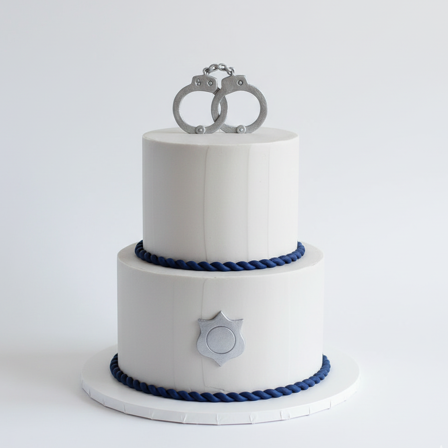 Handcuff Minimal Cake