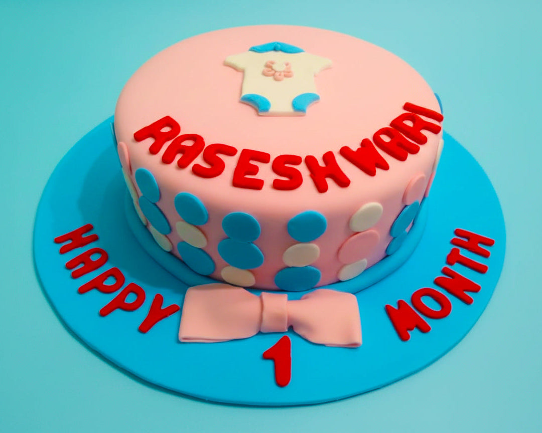 Happy 1 Month Cake