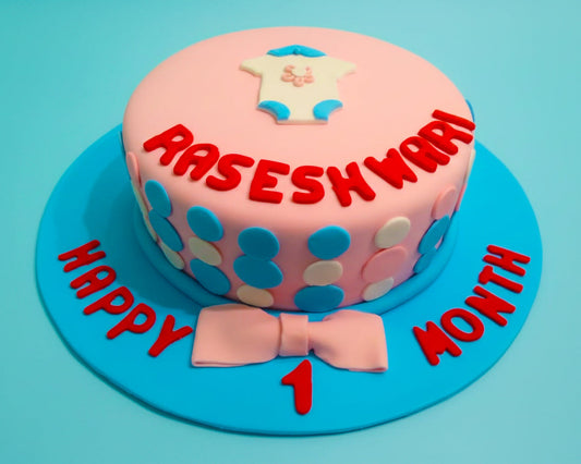 Happy 1 Month Cake