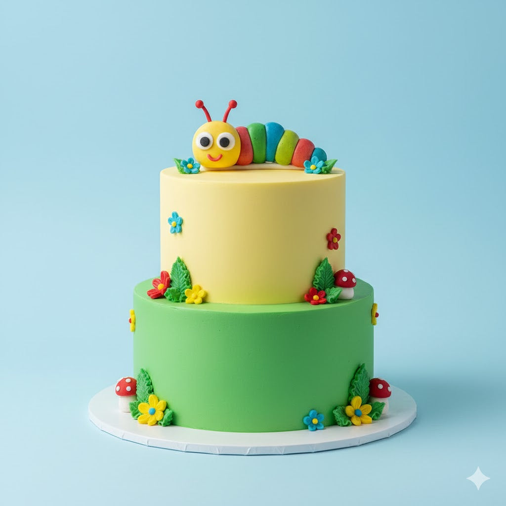 Happy Caterpillar Cake