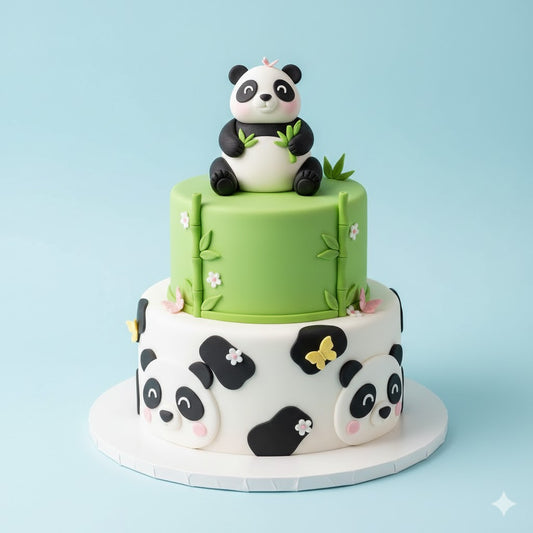 Happy Panda Cake