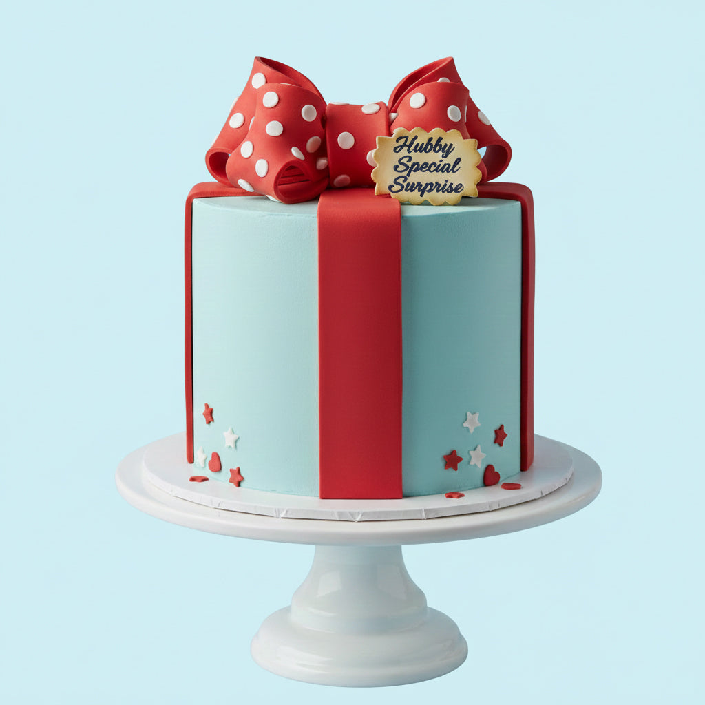 Hubby Special Surprise Cake