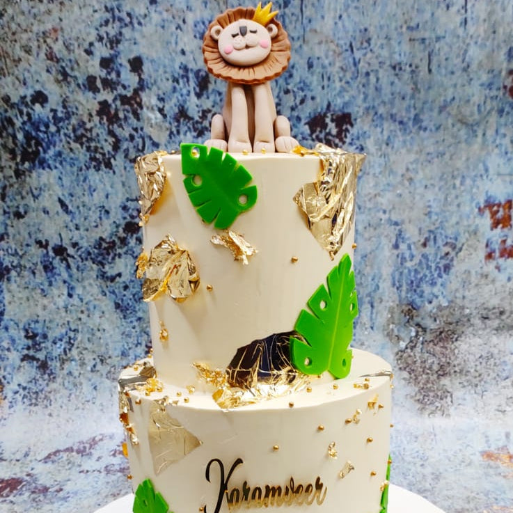 Lion Theme Cake