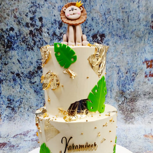 Lion Theme Cake