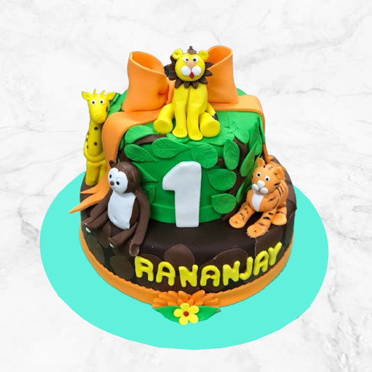 Jungle Safari Cake