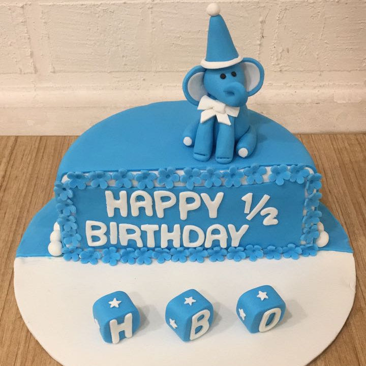 Blue Elephant Cake