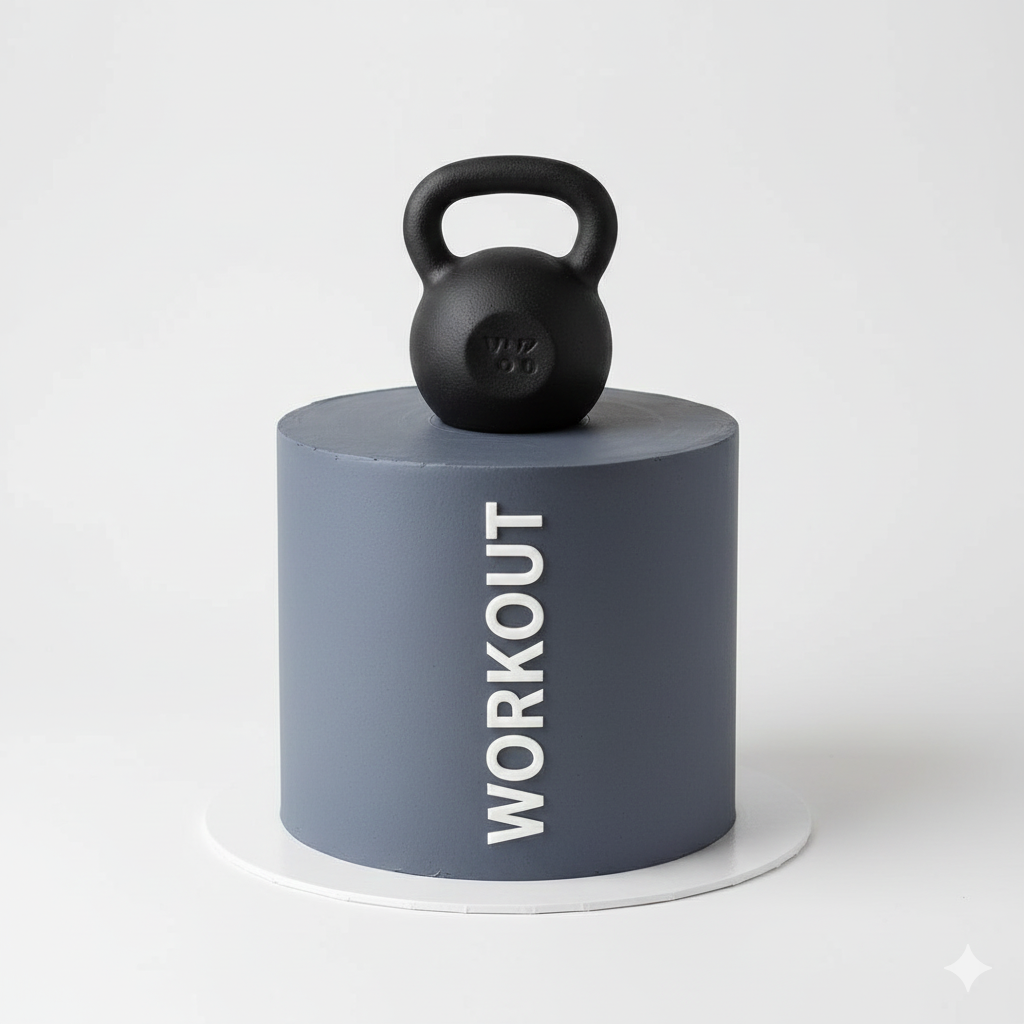 Kettlebell Workout Cake