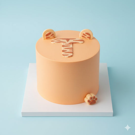 Letter T Tiger Cake