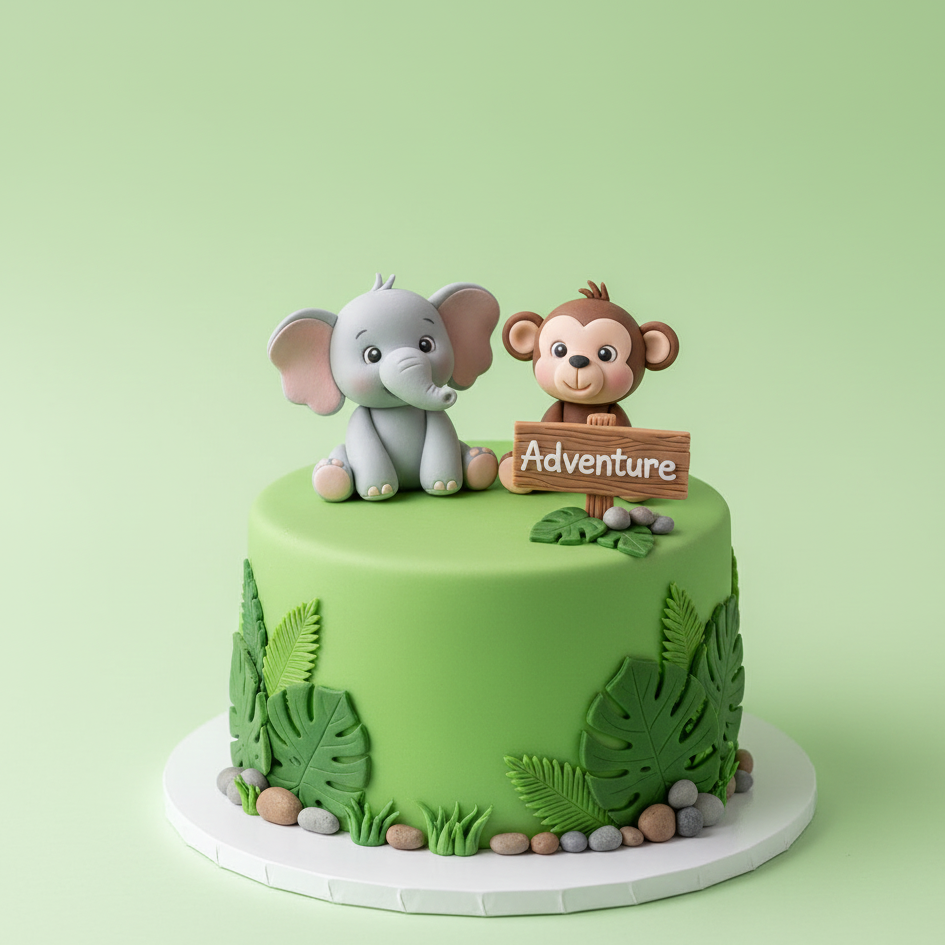 Little Jungle Adventure Cake