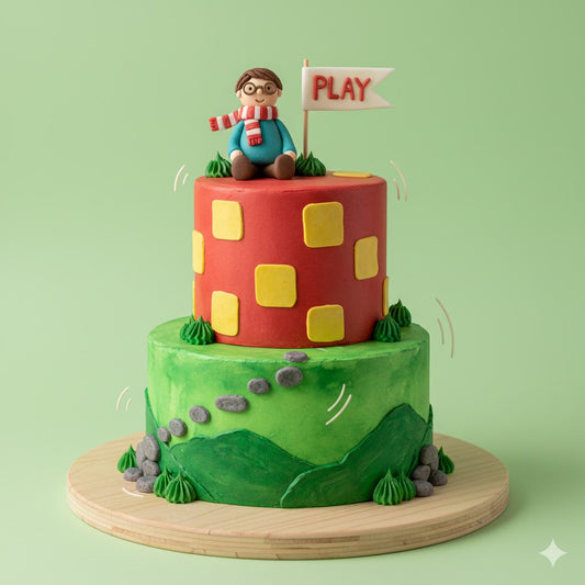 Mini Mario World Cake