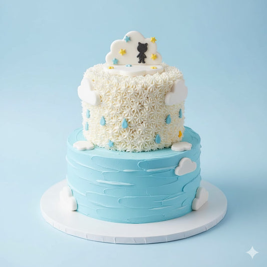 Mario Cloud World Cake